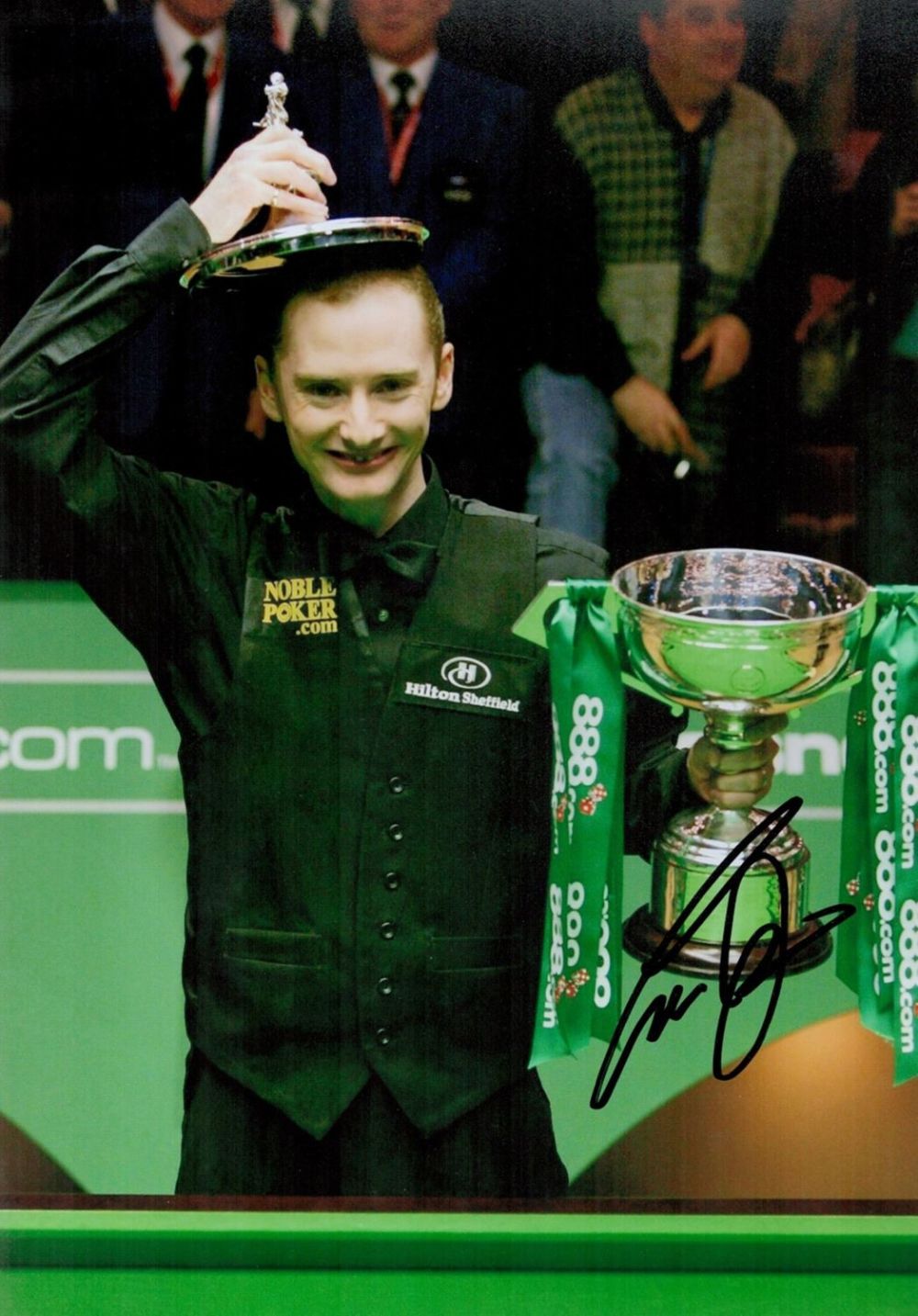 Lot 513: Graeme Dott Signed Snooker 8x12 Photo. Good condition....