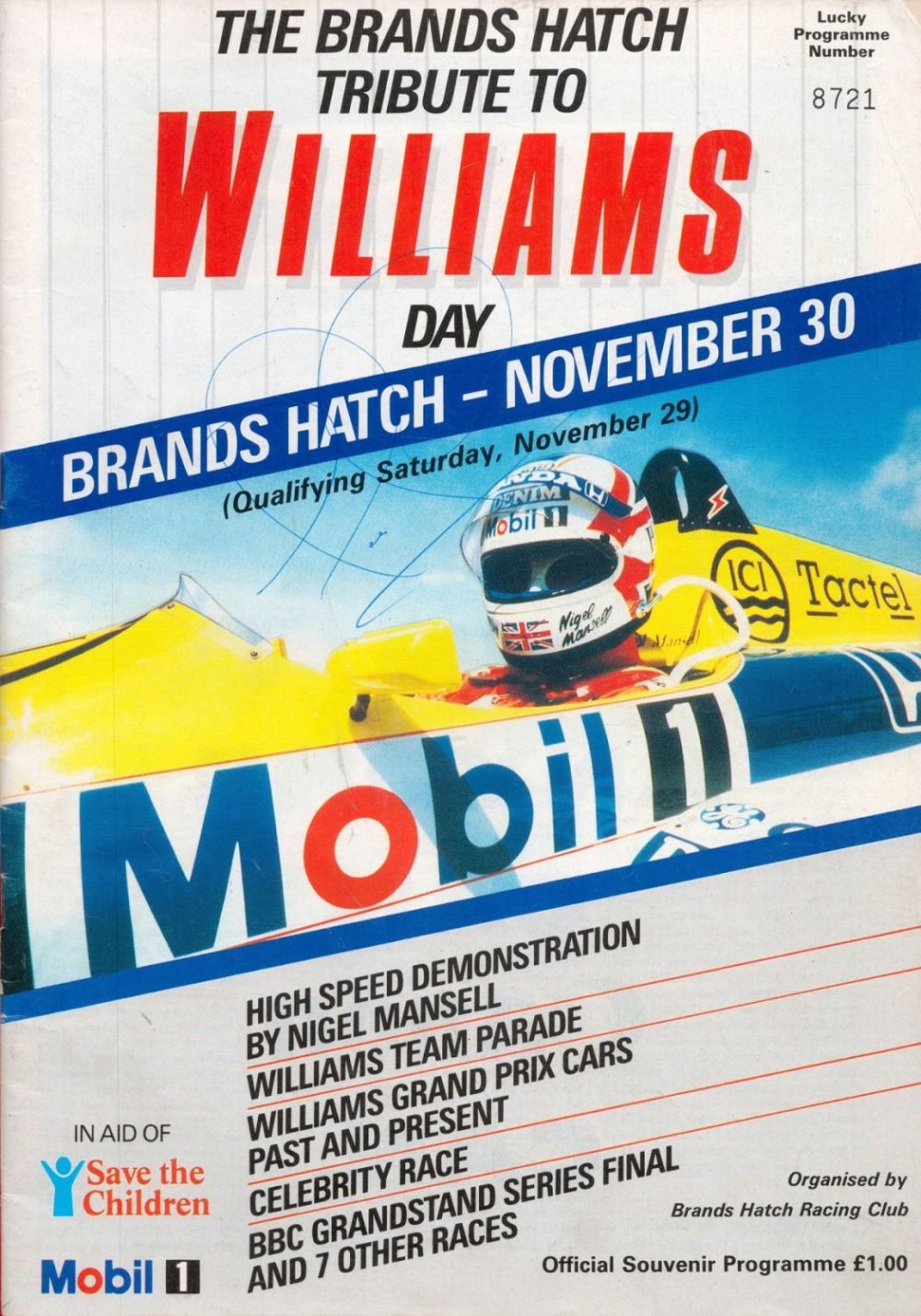 Lot 530: Formula 1 Nigel Mansell, Murray Walker and Steve...