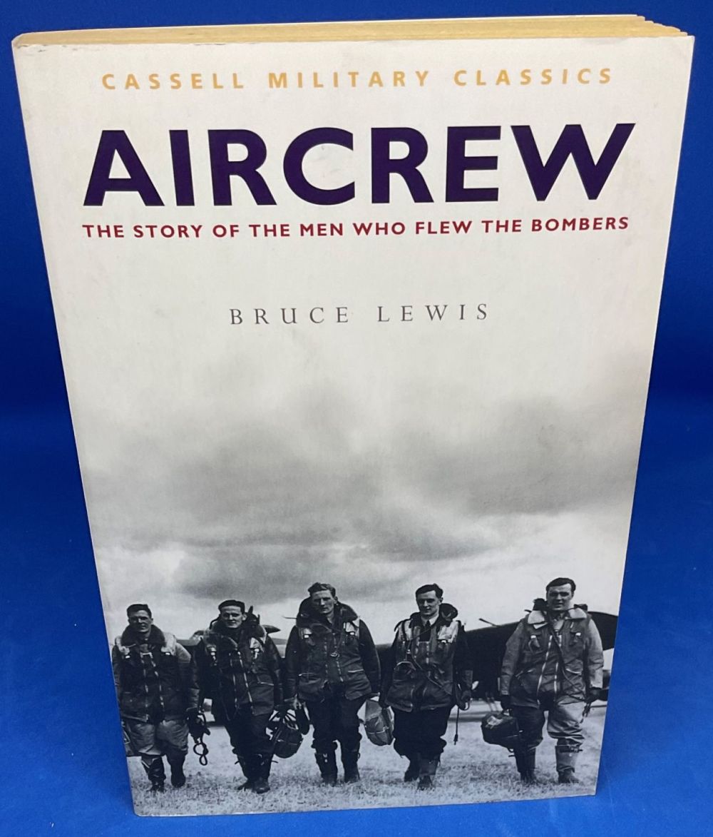 Lot 695: Bruce Lewis Paperback Book Titled Aircrew- The Story...