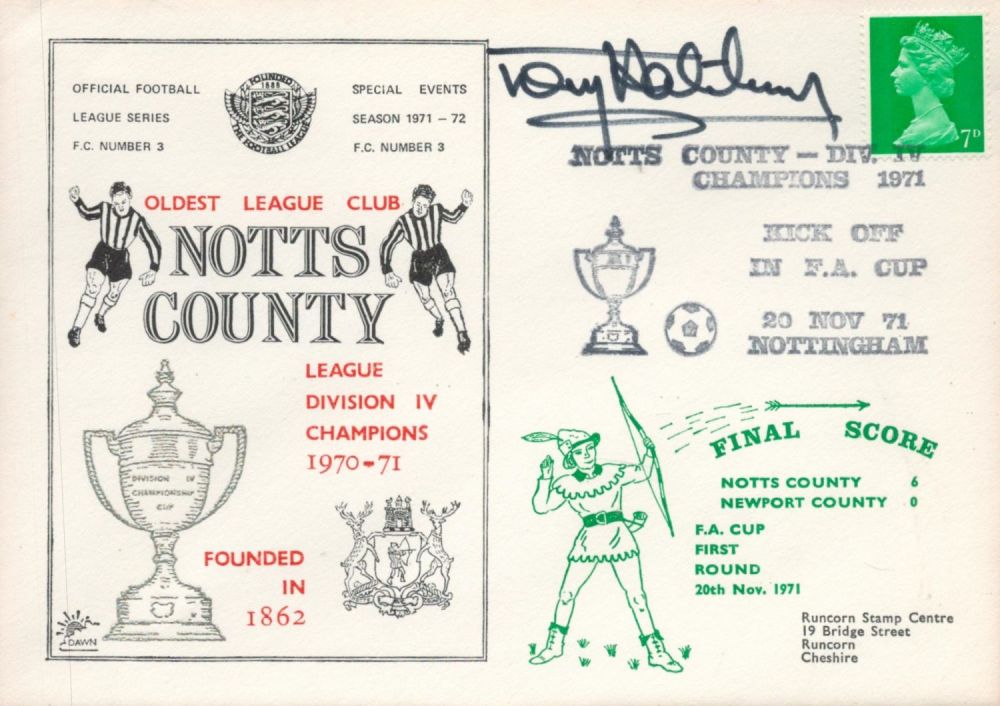 Lot 703: Notts County V Newport 1971 Dawn Football First...