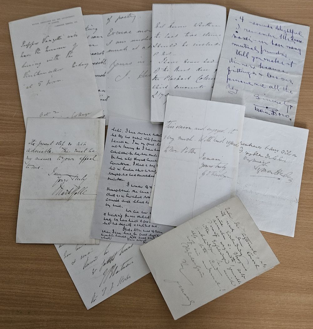 Lot 165: 10 variety of vintage ALS. Dated 2nd October...