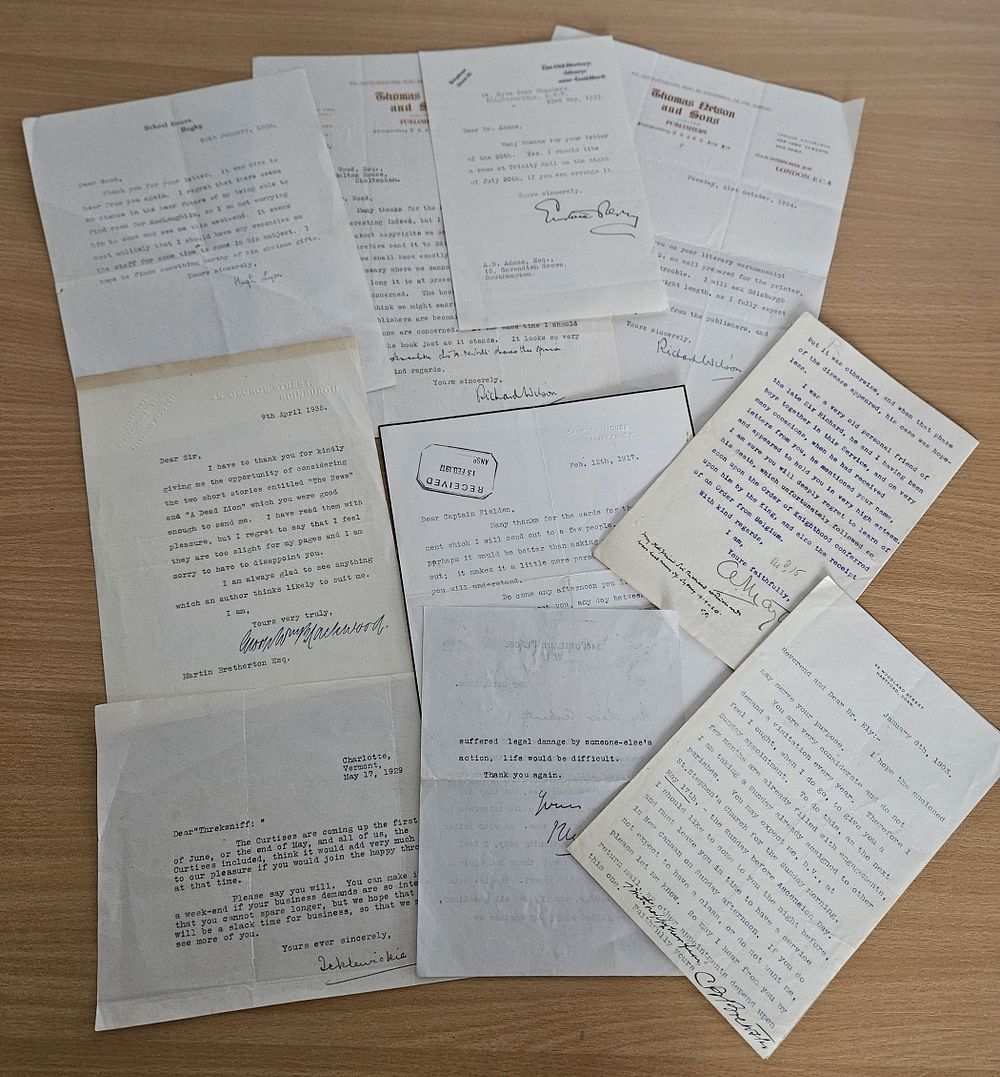 Lot 167: 10 variety of TLS. Dated Wednesday, 4th June...