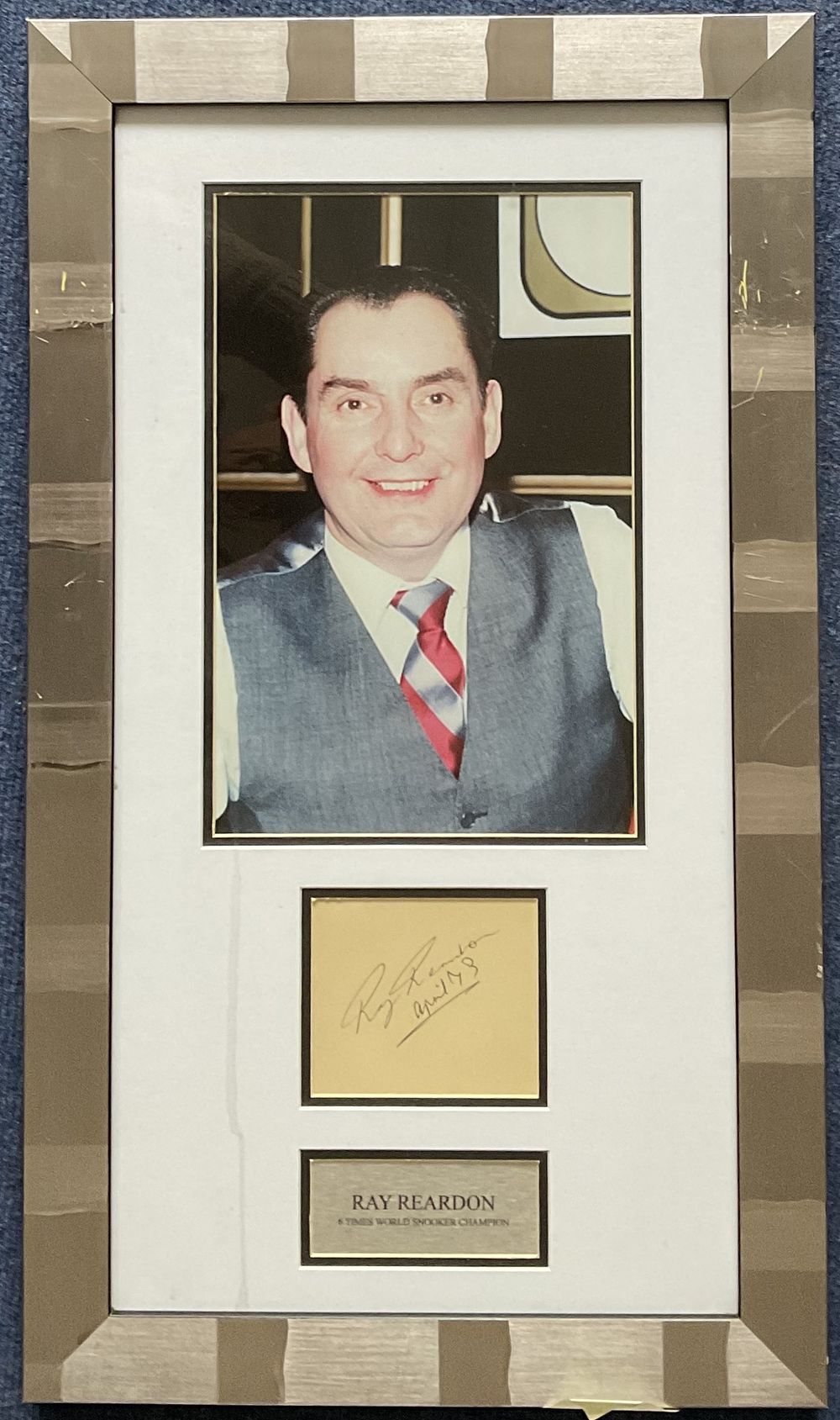 Lot 183: Ray Reardon 24x14 overall size mounted and framed...