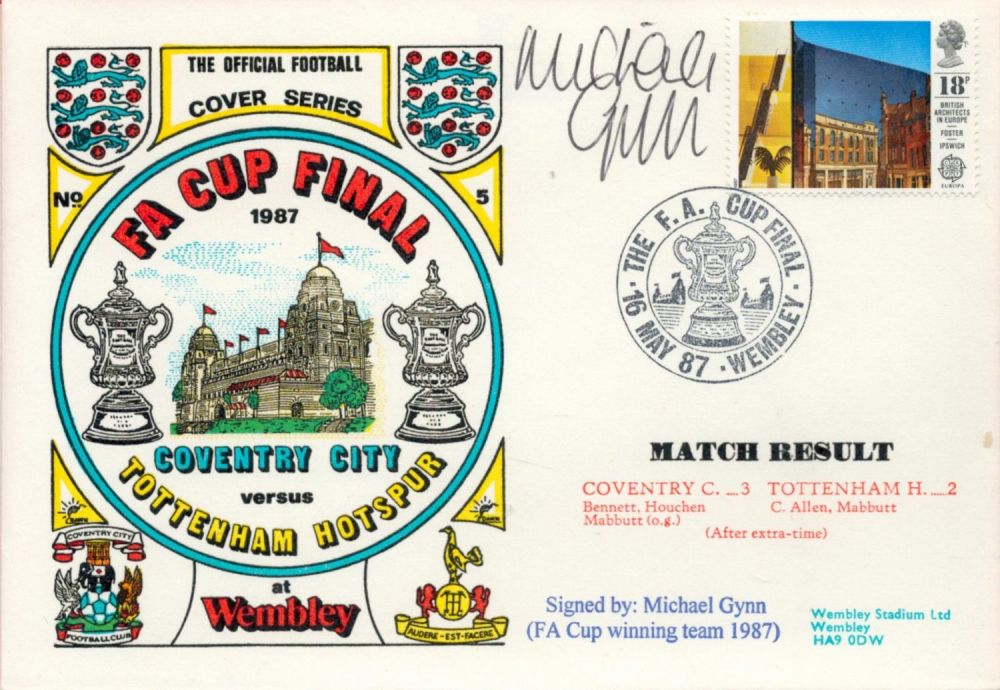 Lot 710: Coventry City V Tottenham Hotspur 1987 Dawn Football...