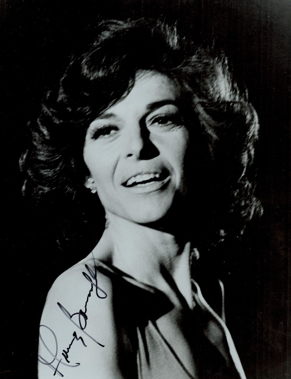 Lot 198: Anne Bancroft signed 10x8 inch black and white...