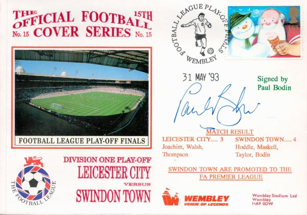 Lot 718: Leicester City V Swindon Town 1993 Dawn Football...