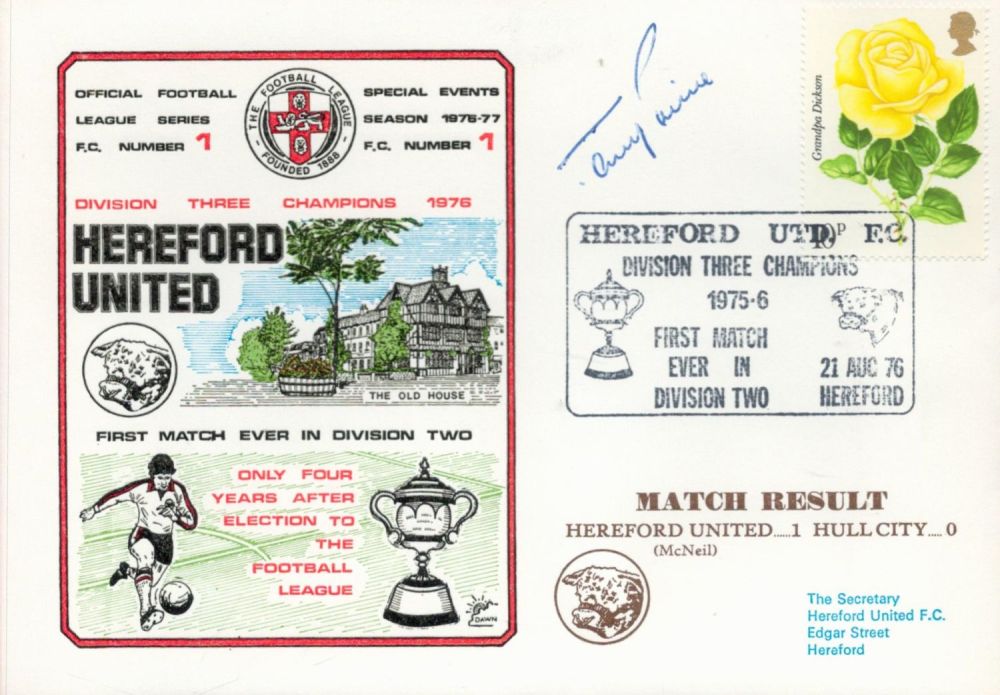 Lot 722: Hereford United V Hull City 1976 Dawn Football...