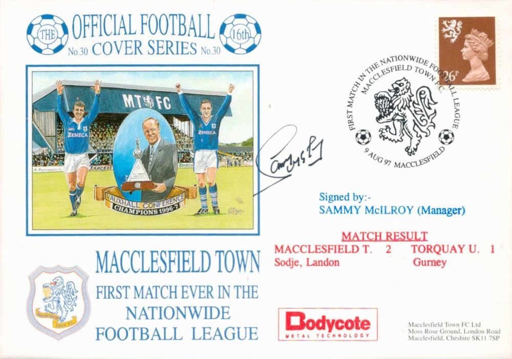 Lot 726: Macclesfield Town V Torquay United 1997 Dawn Football...