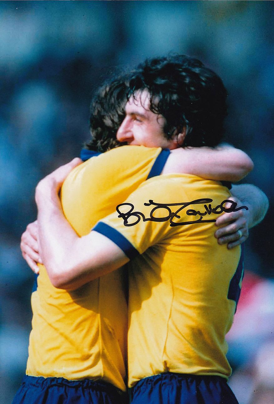 Lot 154: Autographed BRIAN TALBOT 12 x 8 photo :...
