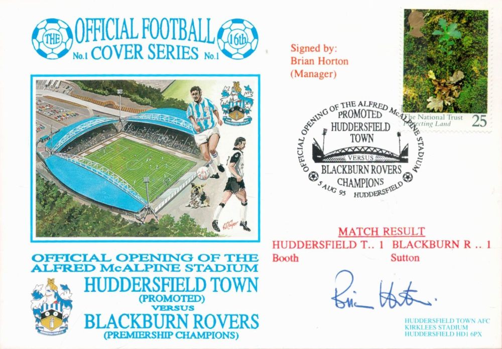 Lot 727: Huddersfield Town V Blackburn Rovers 1995 Dawn Football...