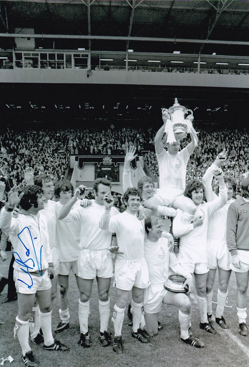 Lot 166: Autographed MICK BATES 12 x 8 photo :...