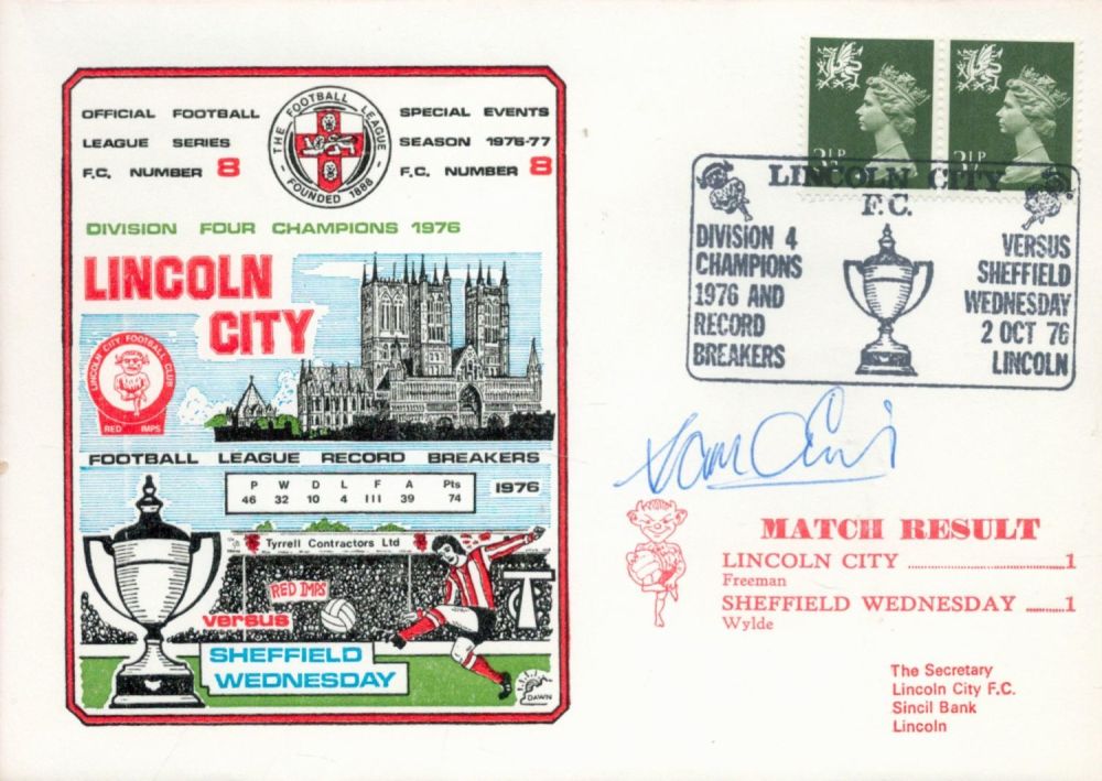 Lot 732: Lincoln City V Sheffield Wednesday 1976 Dawn Football...