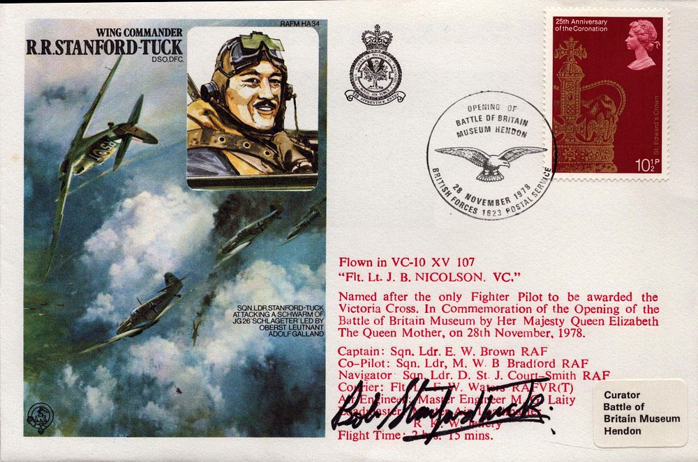 Lot 214: WW2 RAF Battle of Britain ace Wg Cdr...