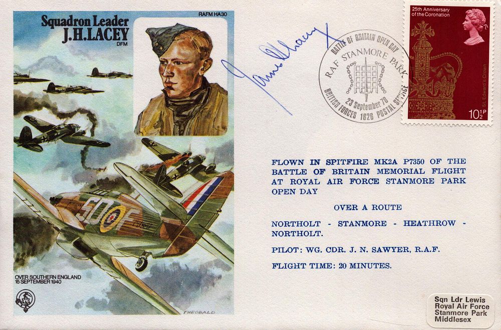Lot 215: WW2 RAF Battle of Britain ace Sqn Ldr...