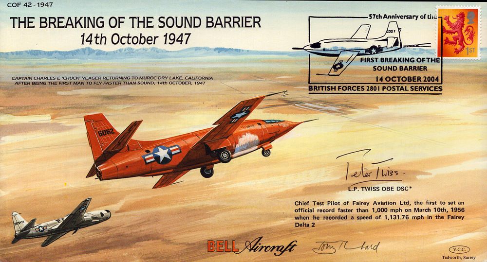 Lot 221: COF42d Breaking of the Sound Barrier Signed by...