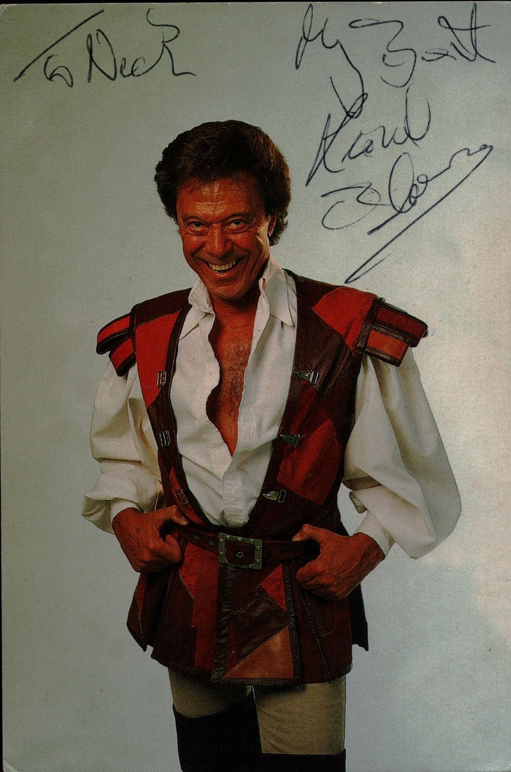 Lot 240: Lionel Blair signed 6x4inch colour photo. Dedicated. Good...
