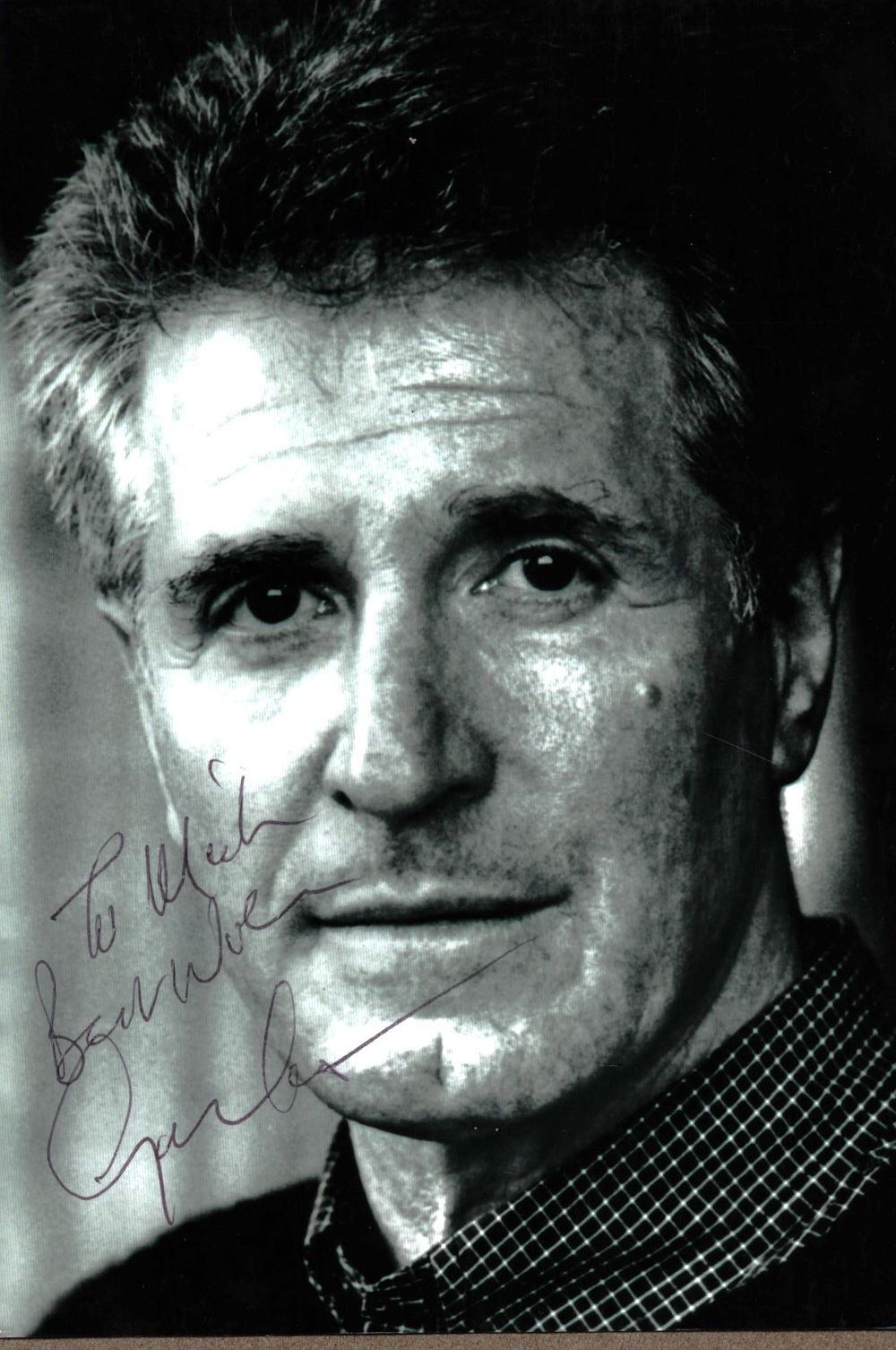 Lot 279: George Layton signed 6x4inch black and white photo....