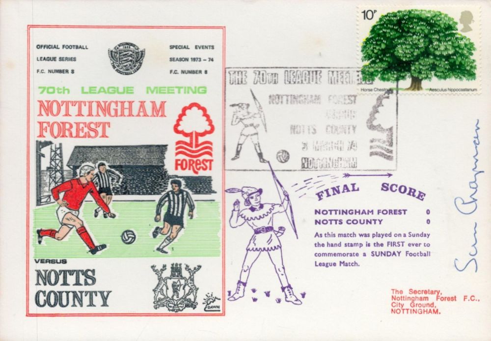 Lot 744: Nottingham Forest V Notts County 1974 Dawn Football...