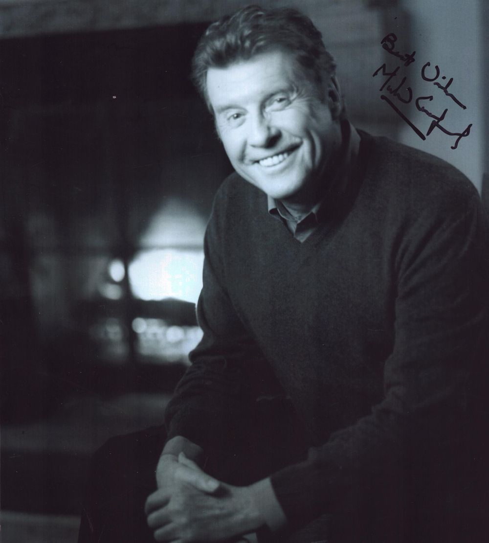 Lot 340: Michael Crawford signed 10x8inch black and white photo....
