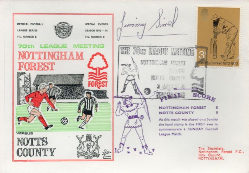 Lot 746: Nottingham Forest V Notts County 1974 Dawn Football...
