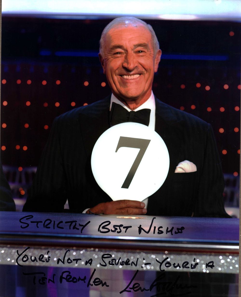 Lot 399: Len Goodman signed 10x8inch colour photo. Good condition....