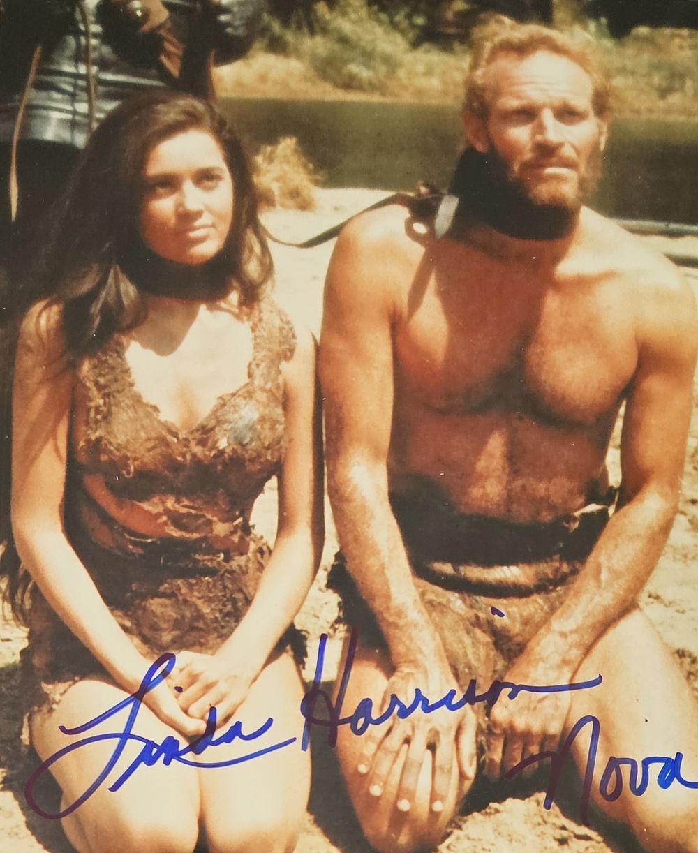 Lot 411: Linda Harrison signed 10x8 inch colour photo as...