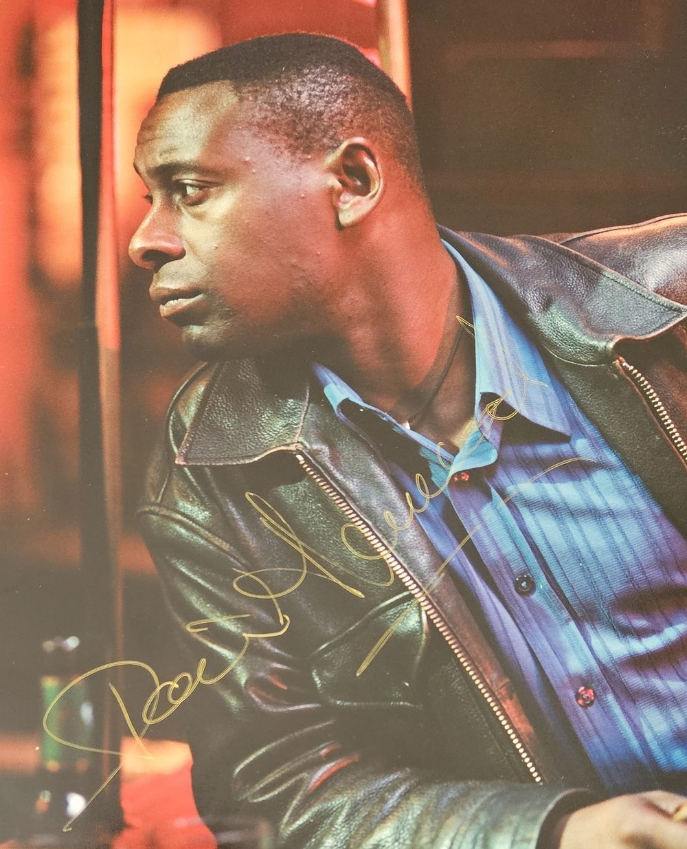 Lot 412: David Harewood signed 10x8 inch colour photo. 'The...