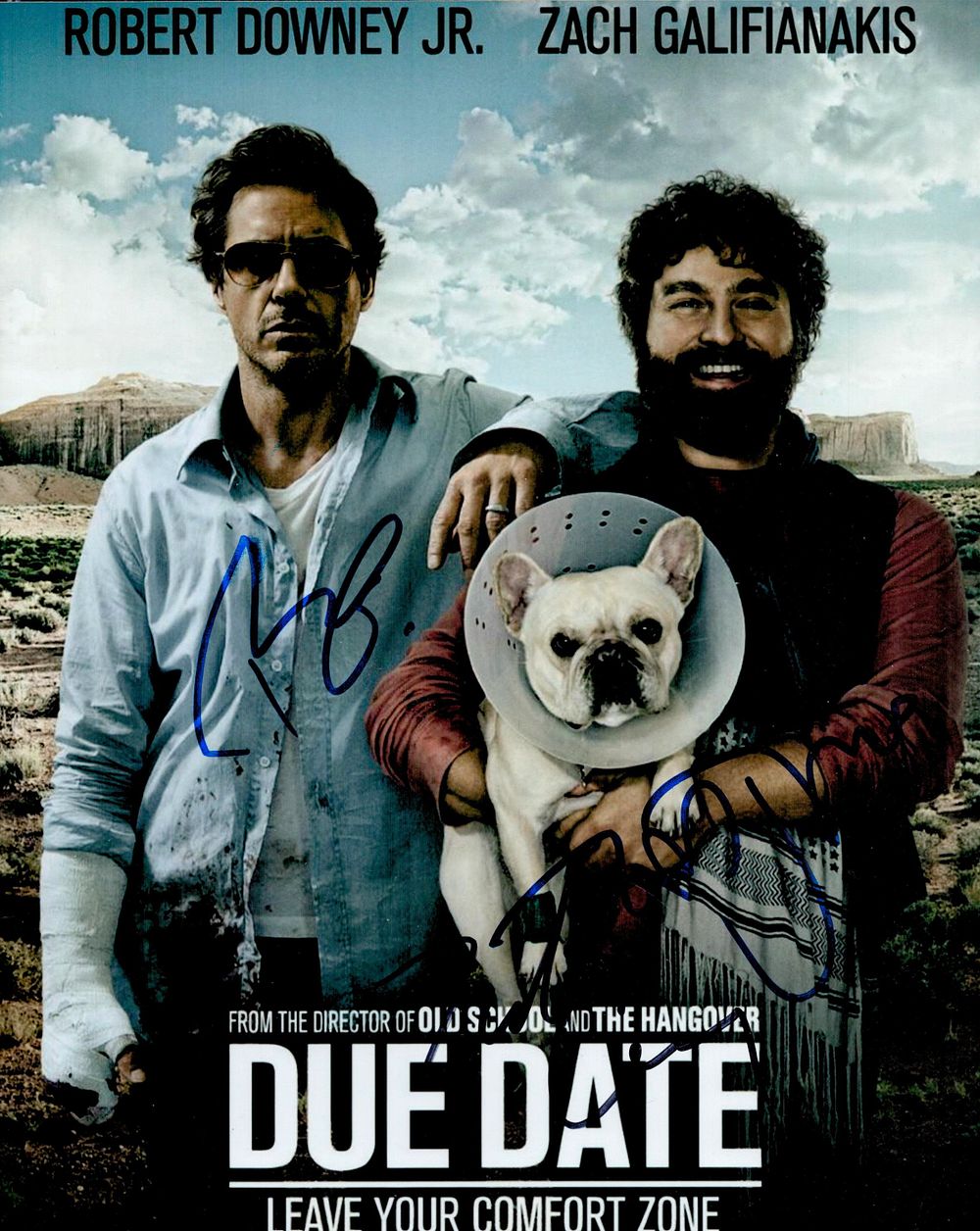 Lot 436: Multi signed Robert Downey Jr. & Zach Galifianakis...