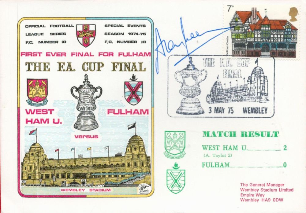 Lot 756: West Ham United V Fulham 1975 Dawn Football...