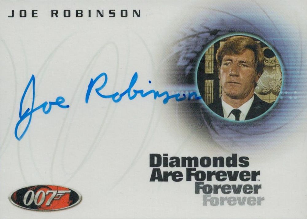 Lot 452: James Bond Joe Robinson signed Diamonds are Forever...