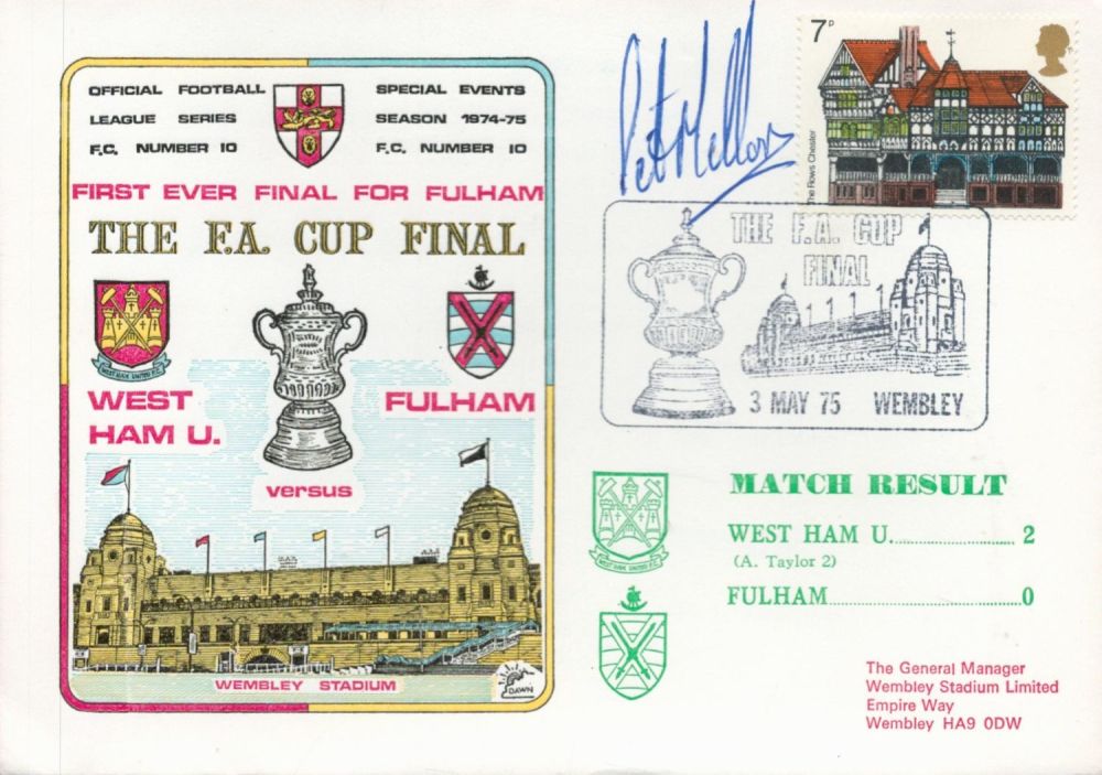 Lot 757: West Ham United V Fulham 1975 Dawn Football...