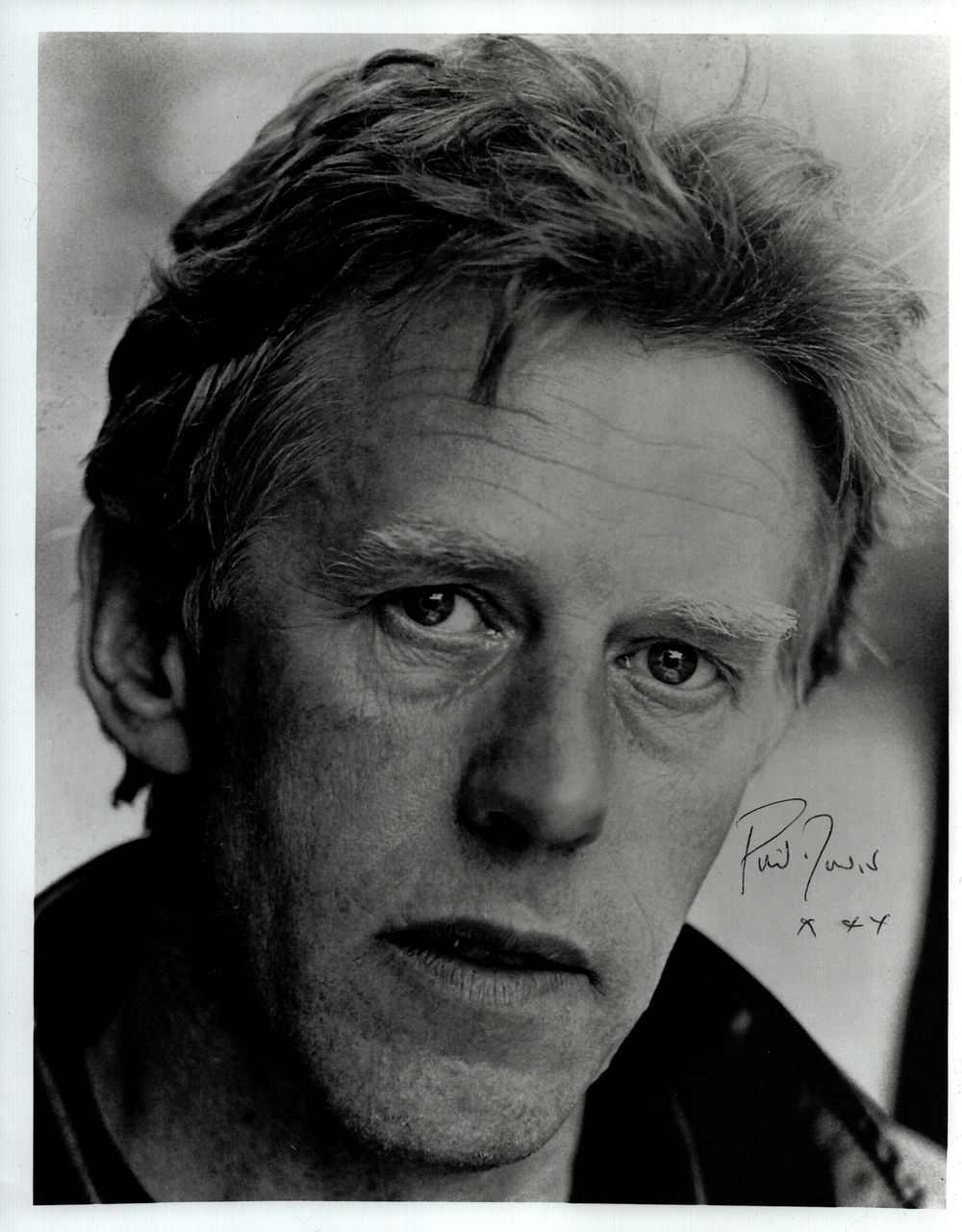 Lot 501: Phil Davis signed 10x8inch black and white photo....