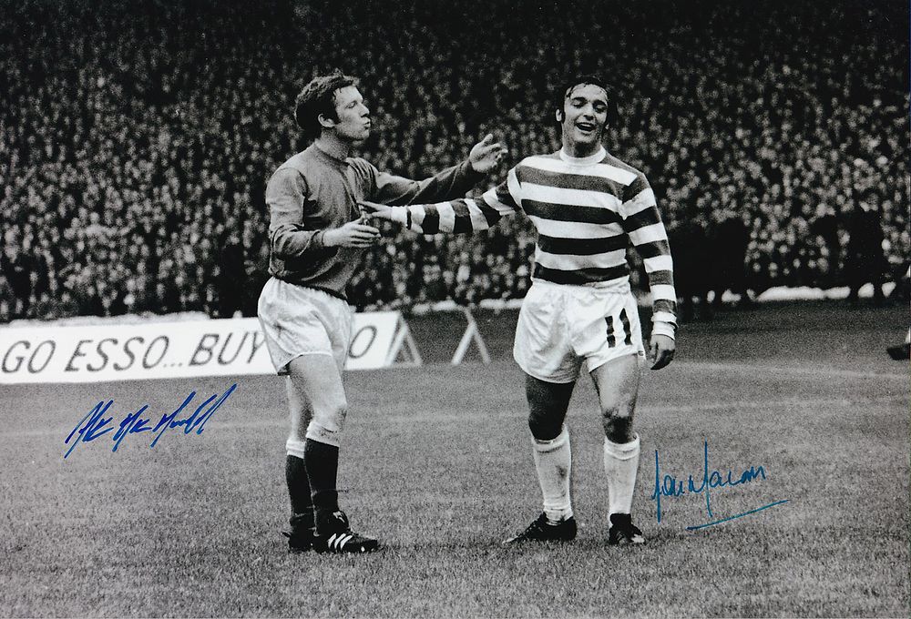Lot 536: Autographed LOU MACARI & ALEX MacDONALD 12 x...