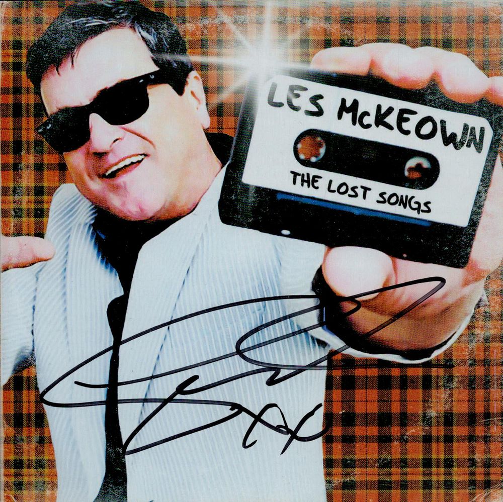 Lot 583: Les McKeown signed CD sleeve; CD included The...