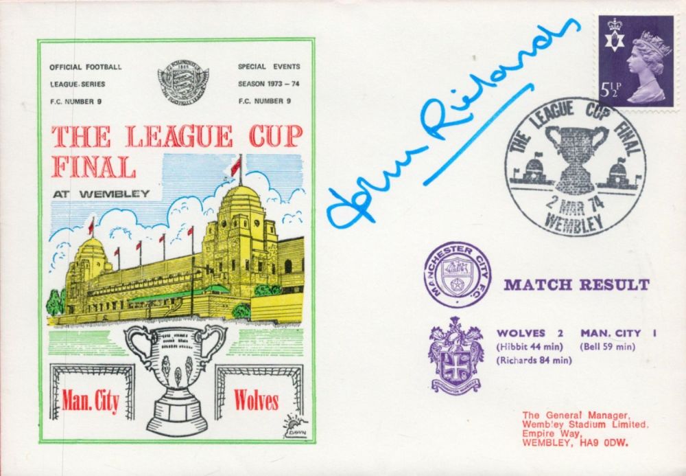 Lot 770: Wolverhampton Wanderers V Manchester City 1974 Dawn Football...