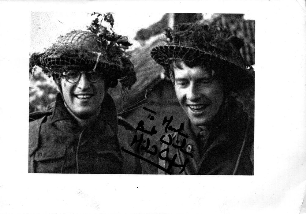 Lot 588: Michael Crawford signed 8 x 6 inch Black...
