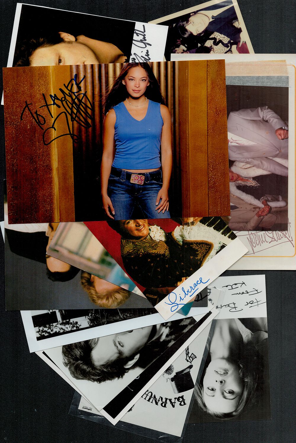 Lot 598: Actors/Actresses 10 Approx Collection signatures such as Toby...