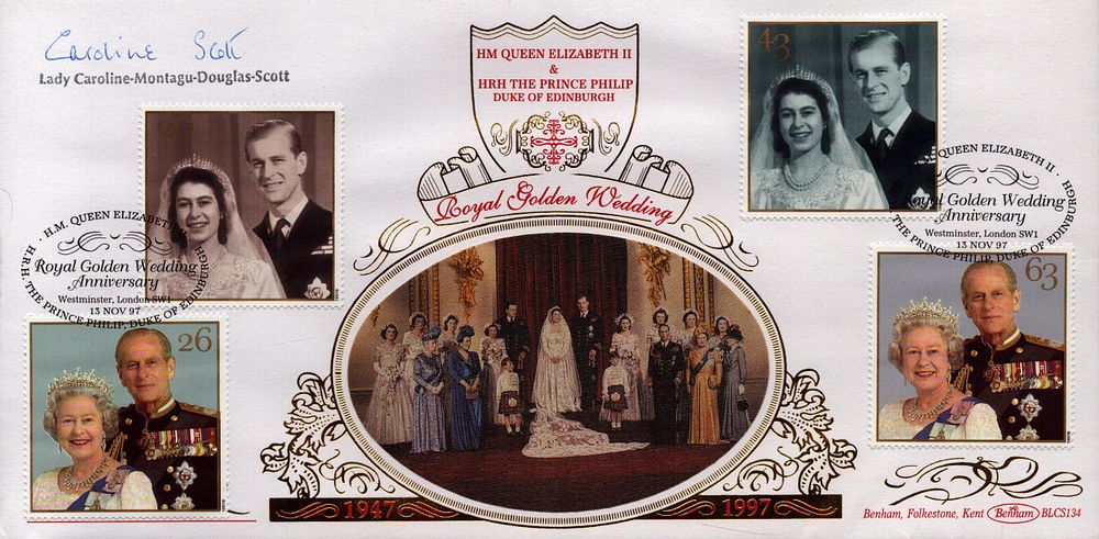 Lot 606: Lady Caroline Montague Douglas Scott signed HM Queen...