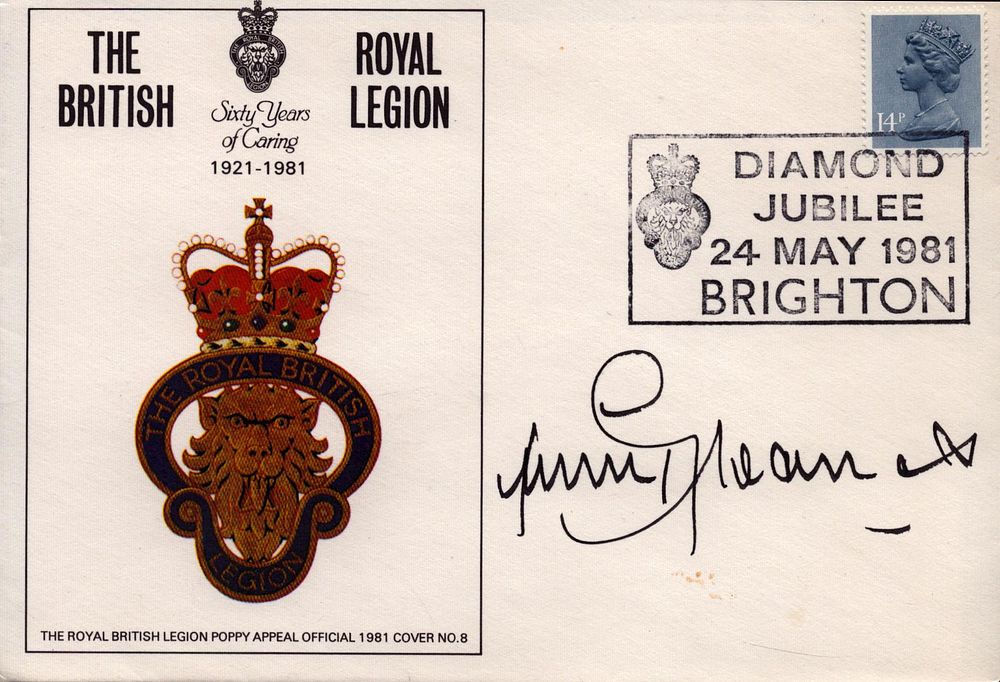 Lot 618: Jimmy Greaves signed The British Royal Legion Sixty...