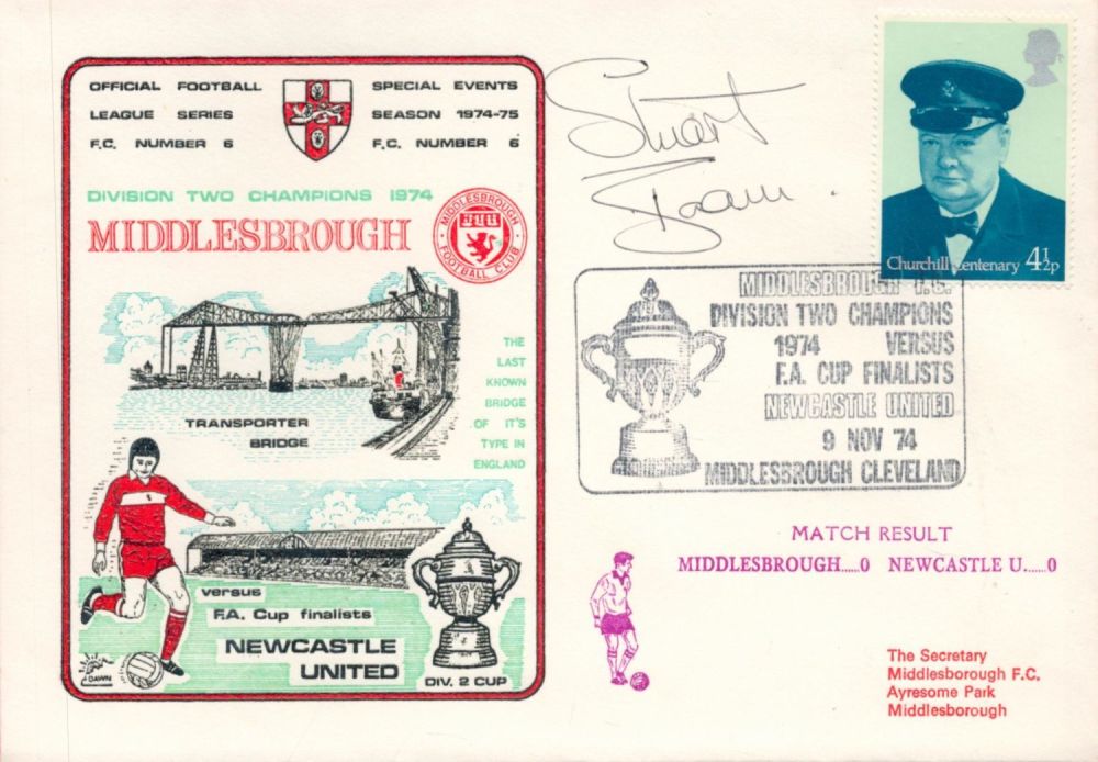 Lot 774: Middlesbrough V Newcastle United 1974 Dawn Football First...