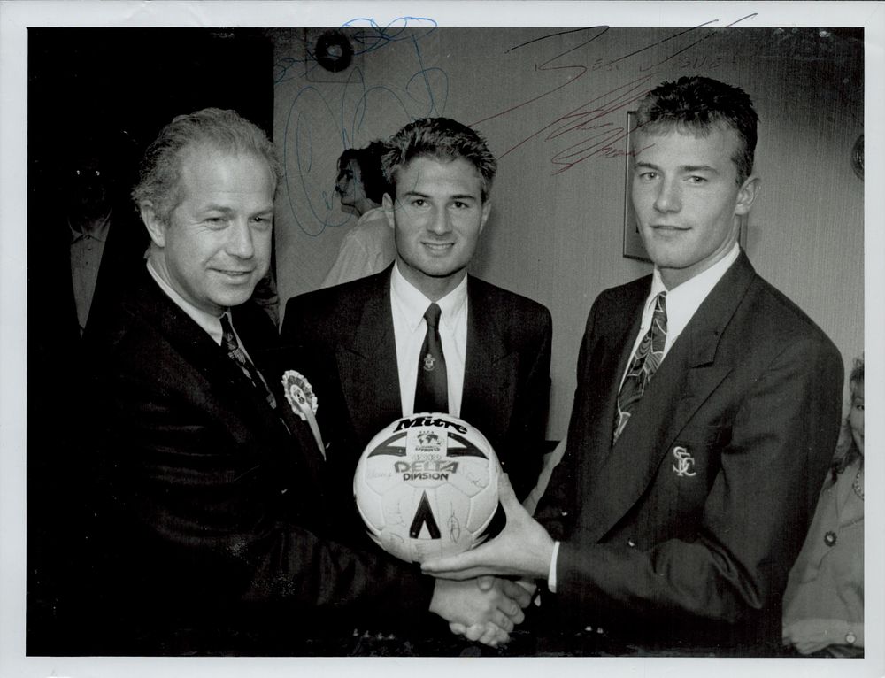 Lot 645: Footballers Multi signed Alan Shearer, CBE DL &...