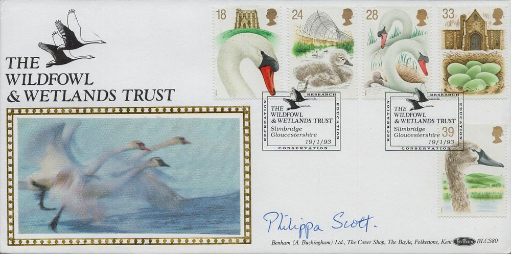 Lot 654: Philippa Scott signed The Wildfowl and Wetlands Trust...