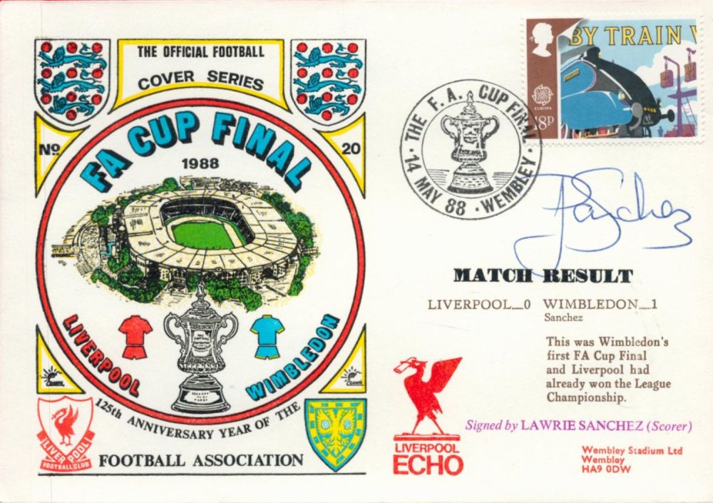 Lot 777: Liverpool V Wimbledon 1988 Dawn Football First Day...