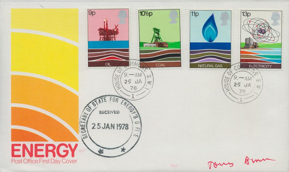 Lot 660: Rt Hon Tony Benn MP signed Energy Post...