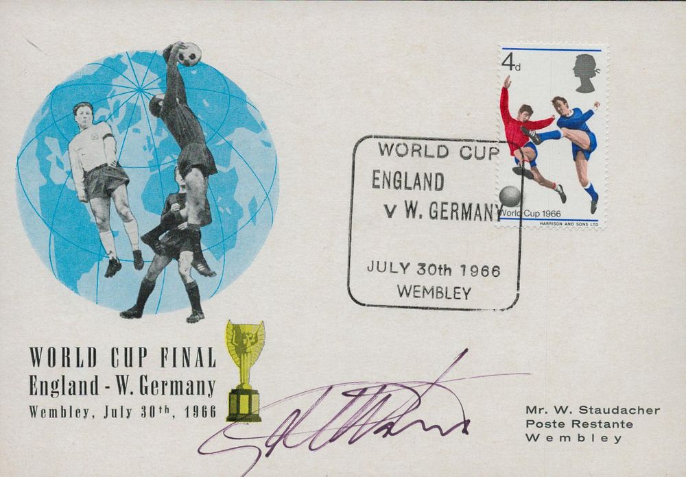 Lot 664: Geoff Hurst signed World Cup Final England- W.Germany...