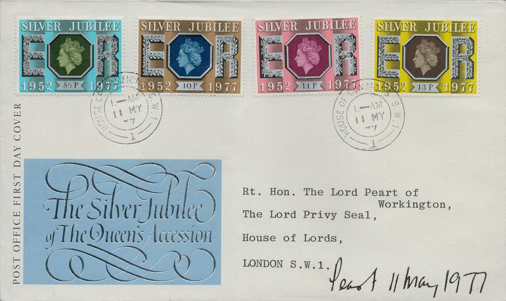Lot 670: Rt Hon Lord Peart of Workington signed The...