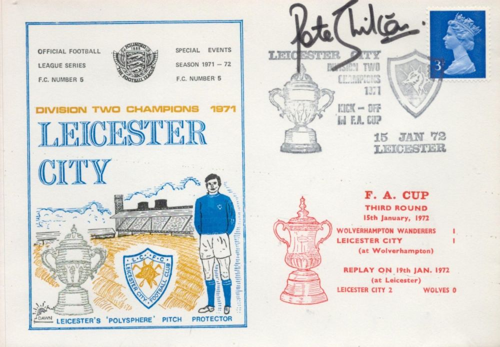 Lot 781: Wolverhampton Wanderers V Leicester City 1972 Dawn Football...