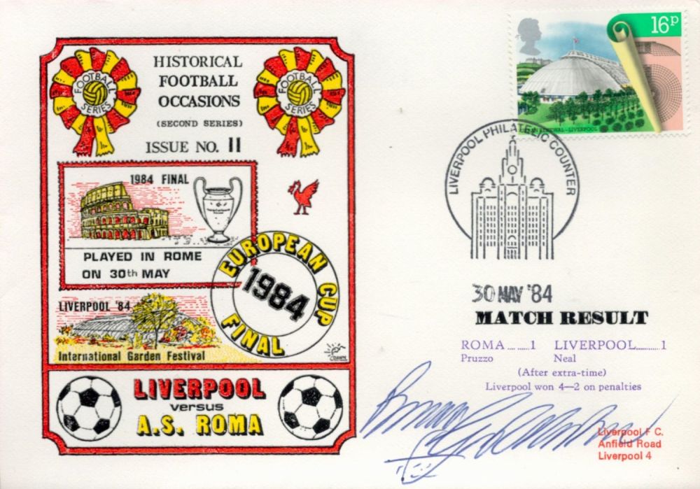 Lot 796: Roma V Liverpool 1984 Dawn Football First Day...