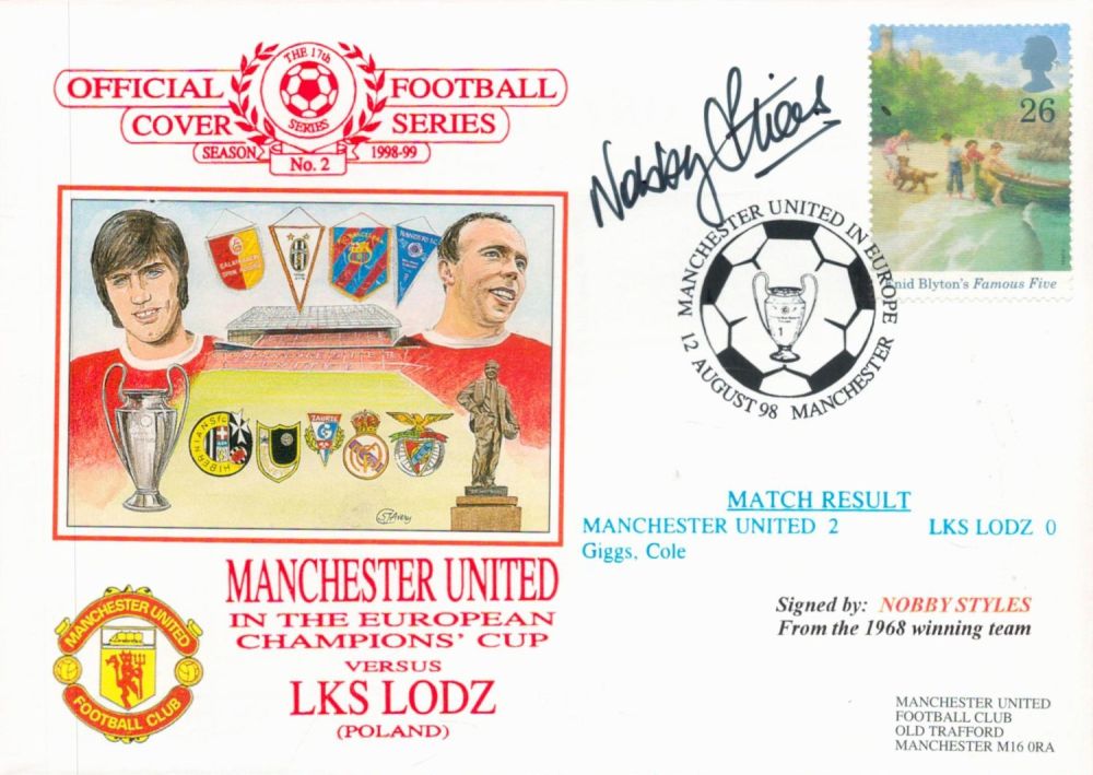 Lot 798: Manchester United V Lks Lodz 1998 Dawn Football...