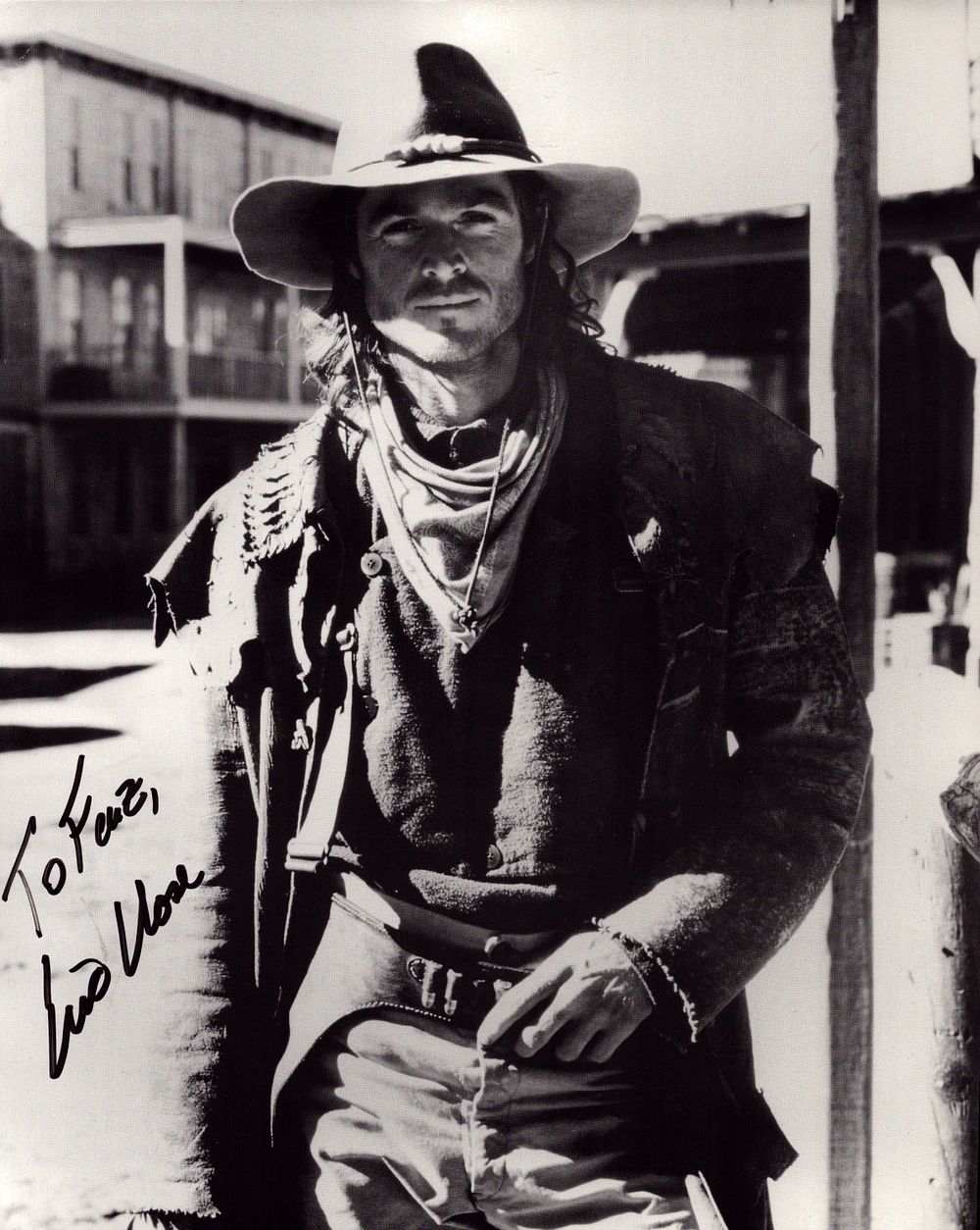 Lot 624: Eric Close signed 10x8 inch black and white...